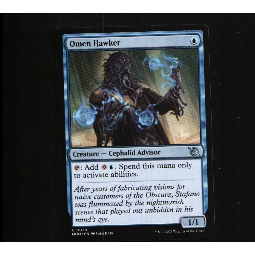 Omen Hawker #0070 March of the Machine MOM Uncommon Blue MTG NM